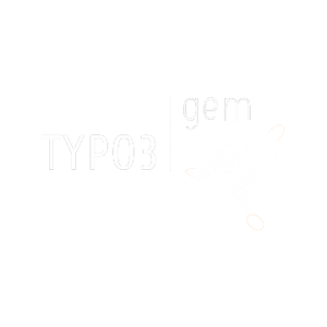Typo3 logo wit